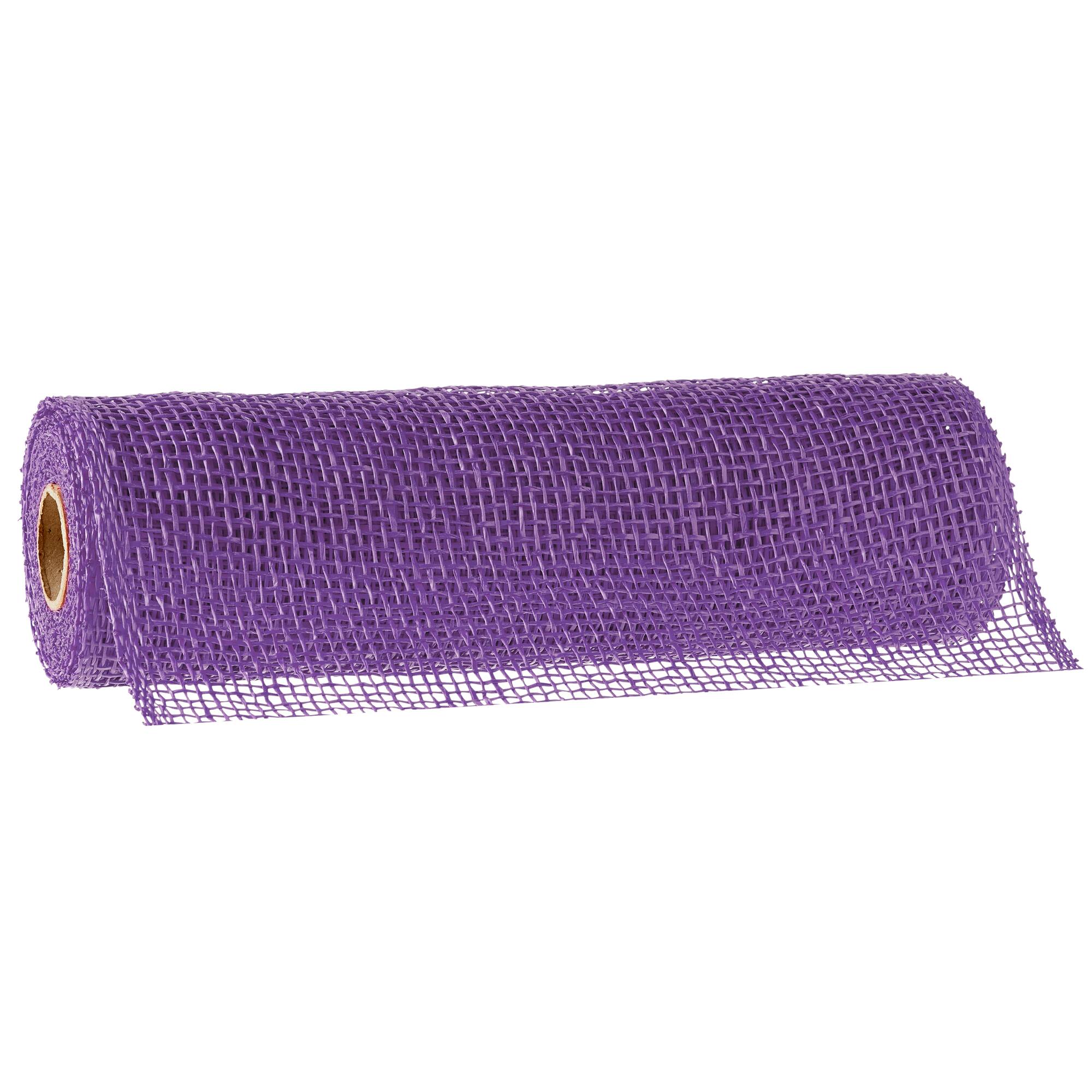 10" x 19ft. Purple Poly Burlap Mesh by Celebrate It™